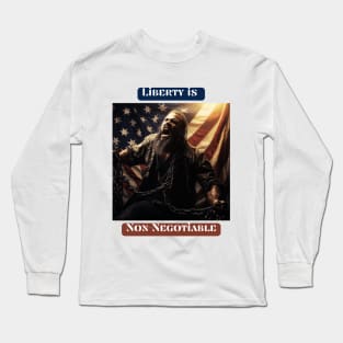 'Liberty is Non-Negotiable' Long Sleeve T-Shirt